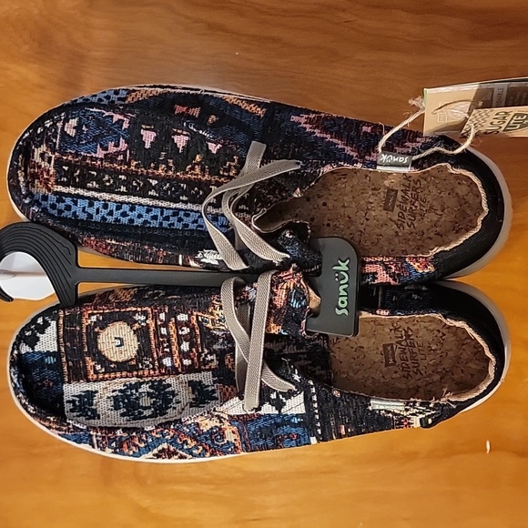 *NWT* Sanuk Shaka Lite Rug Shoes - Picture 3 of 10